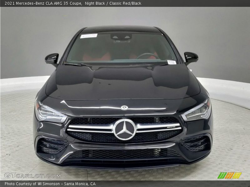 Night Black / Classic Red/Black 2021 Mercedes-Benz CLA AMG 35 Coupe