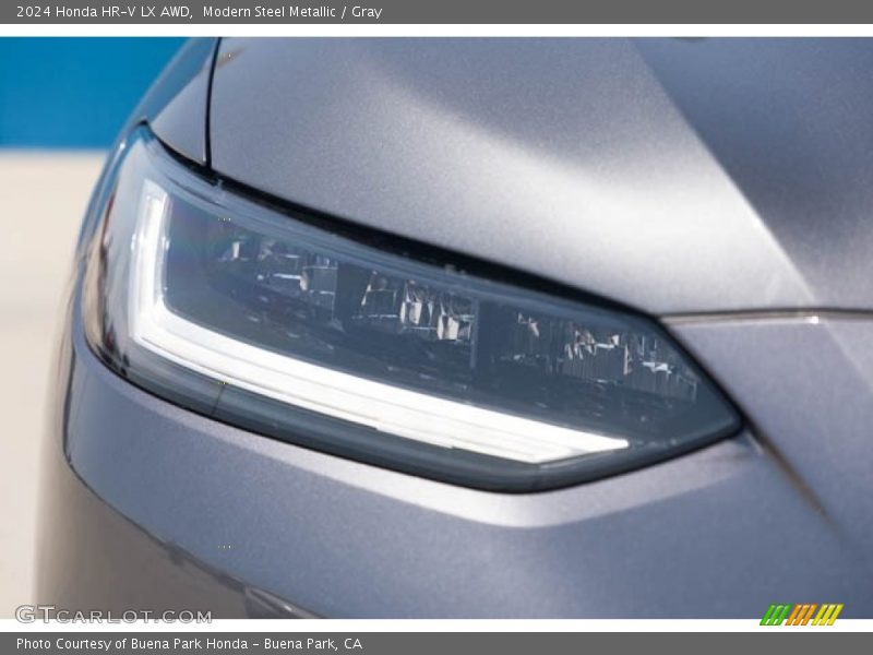 Modern Steel Metallic / Gray 2024 Honda HR-V LX AWD