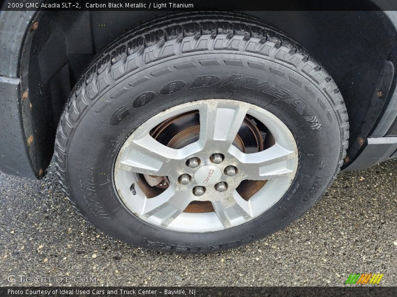 Carbon Black Metallic / Light Titanium 2009 GMC Acadia SLT-2