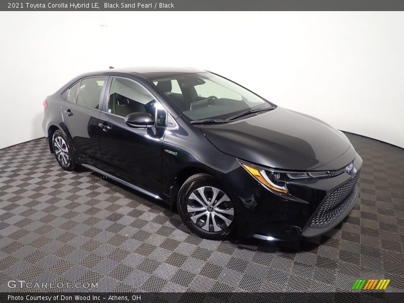 Black Sand Pearl / Black 2021 Toyota Corolla Hybrid LE