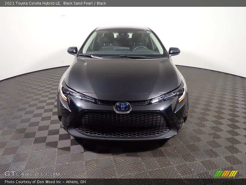 Black Sand Pearl / Black 2021 Toyota Corolla Hybrid LE