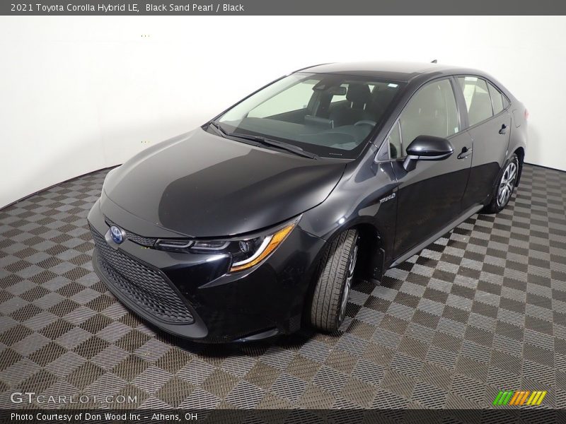 Black Sand Pearl / Black 2021 Toyota Corolla Hybrid LE