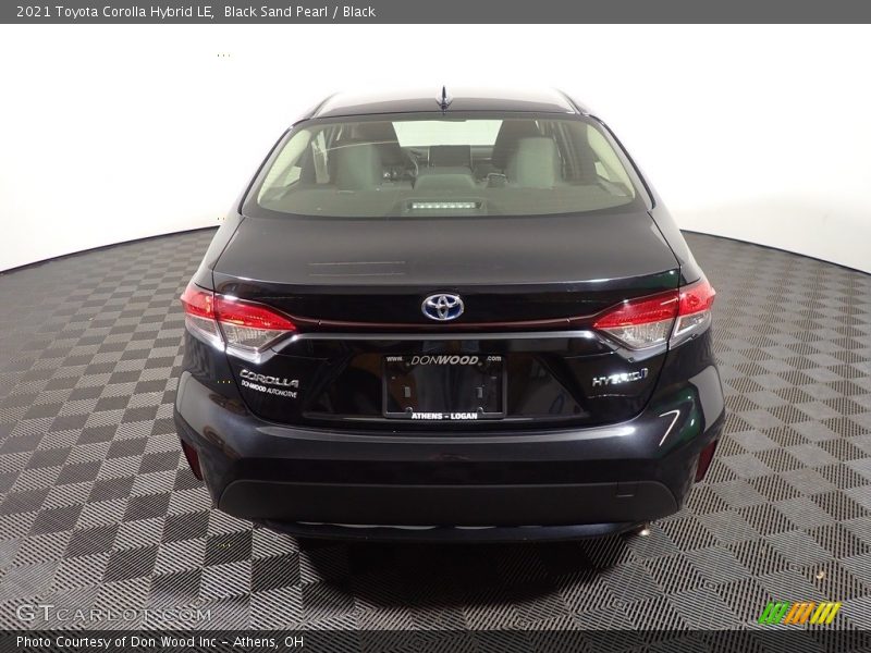 Black Sand Pearl / Black 2021 Toyota Corolla Hybrid LE