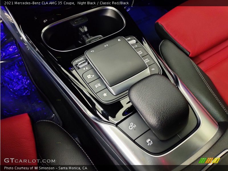 Controls of 2021 CLA AMG 35 Coupe