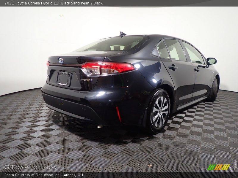 Black Sand Pearl / Black 2021 Toyota Corolla Hybrid LE