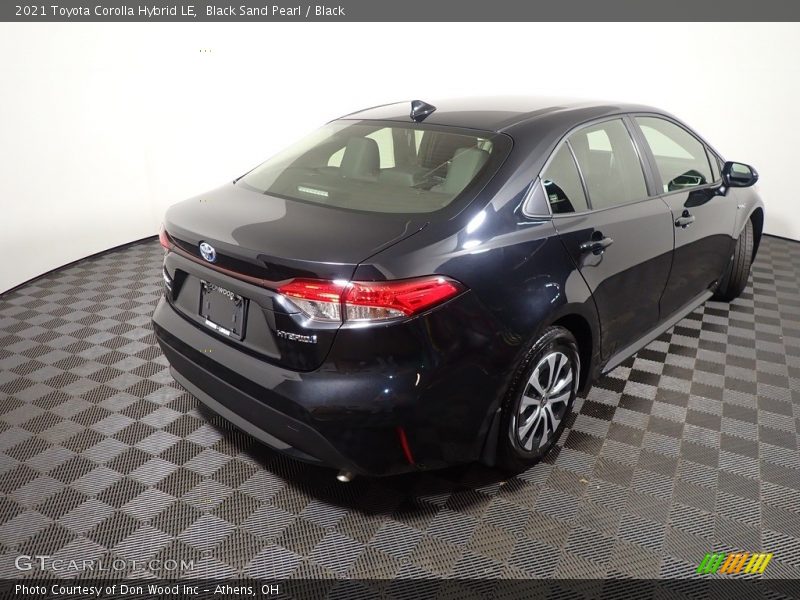 Black Sand Pearl / Black 2021 Toyota Corolla Hybrid LE