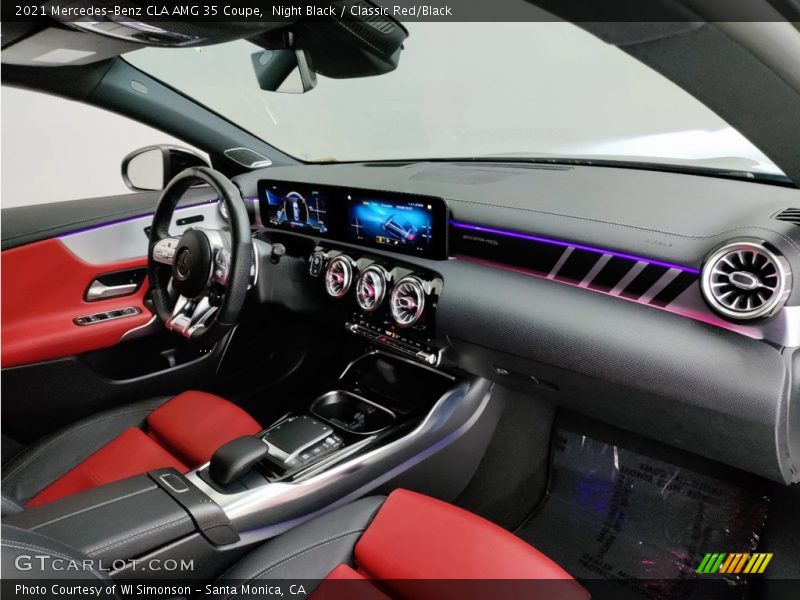 Dashboard of 2021 CLA AMG 35 Coupe