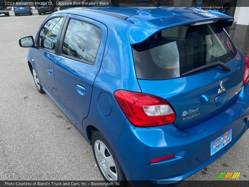 Sapphire Blue Metallic / Black 2019 Mitsubishi Mirage ES