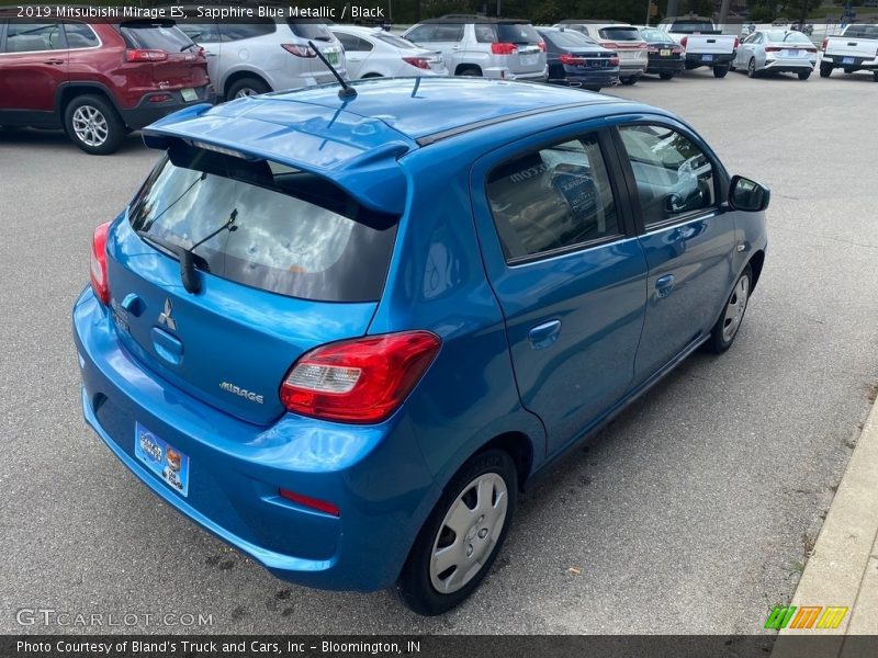 Sapphire Blue Metallic / Black 2019 Mitsubishi Mirage ES