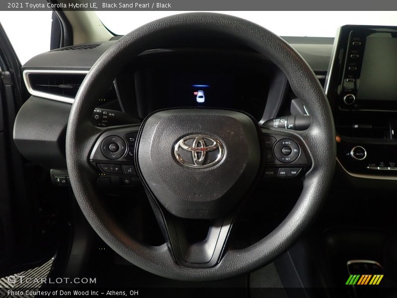 Black Sand Pearl / Black 2021 Toyota Corolla Hybrid LE