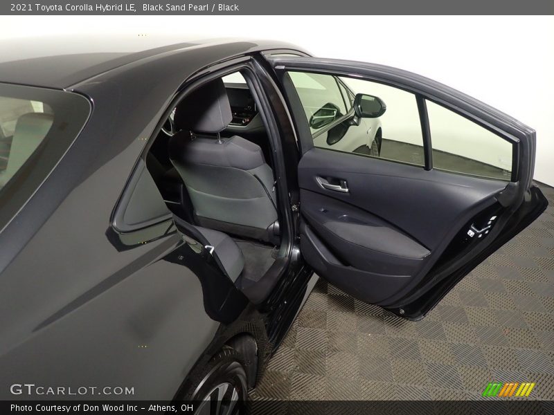 Black Sand Pearl / Black 2021 Toyota Corolla Hybrid LE