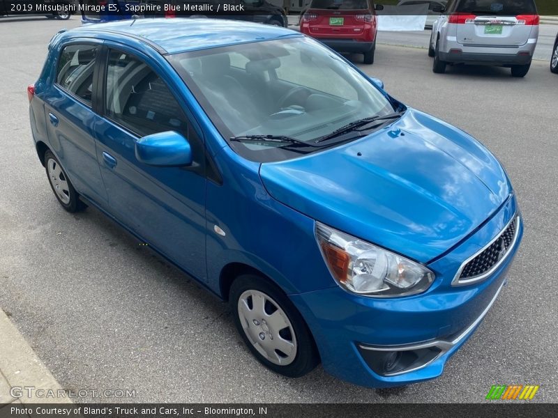 Sapphire Blue Metallic / Black 2019 Mitsubishi Mirage ES