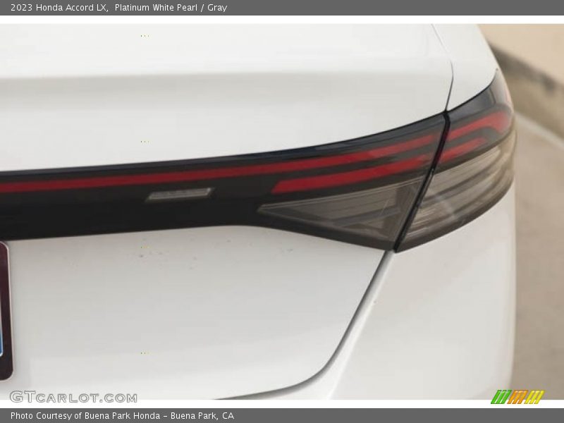 Platinum White Pearl / Gray 2023 Honda Accord LX