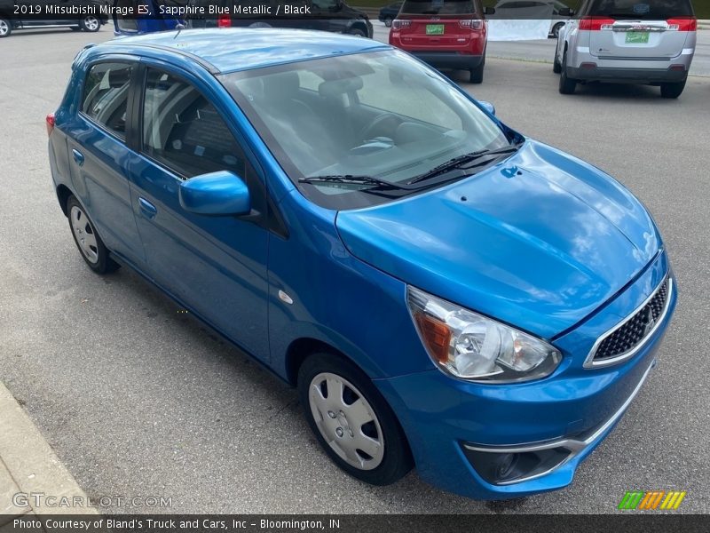 Sapphire Blue Metallic / Black 2019 Mitsubishi Mirage ES