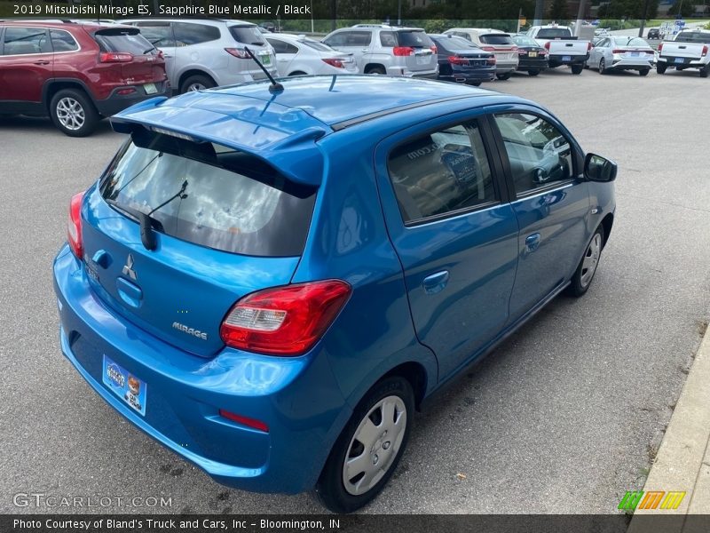 Sapphire Blue Metallic / Black 2019 Mitsubishi Mirage ES