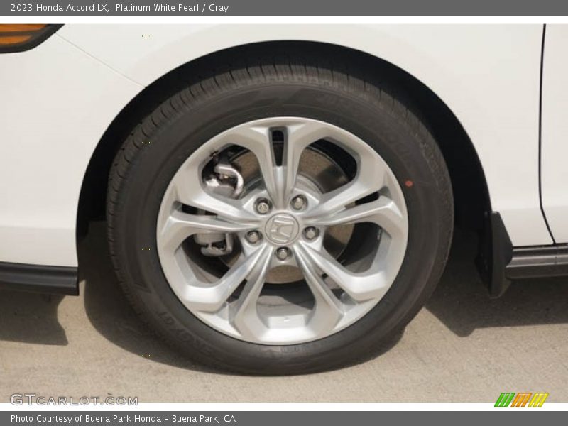Platinum White Pearl / Gray 2023 Honda Accord LX
