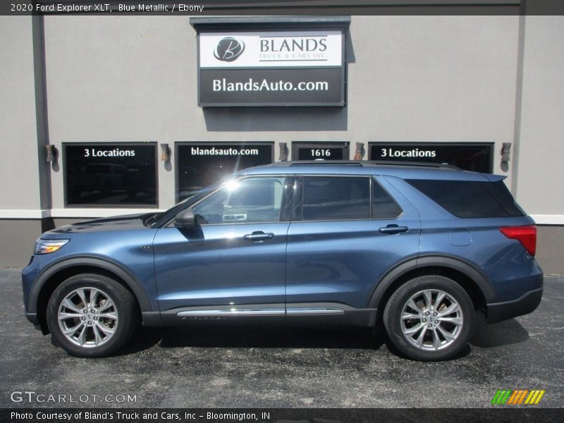 Blue Metallic / Ebony 2020 Ford Explorer XLT