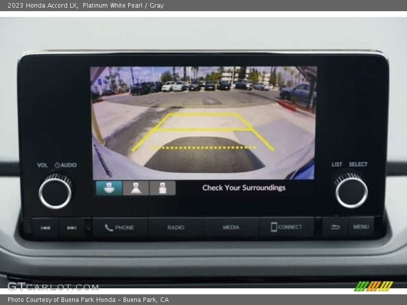 Platinum White Pearl / Gray 2023 Honda Accord LX