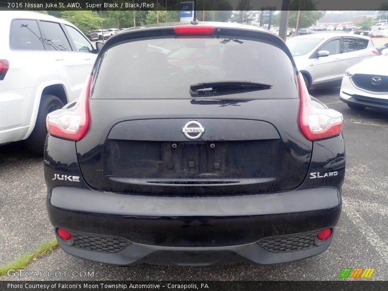 Super Black / Black/Red 2016 Nissan Juke SL AWD