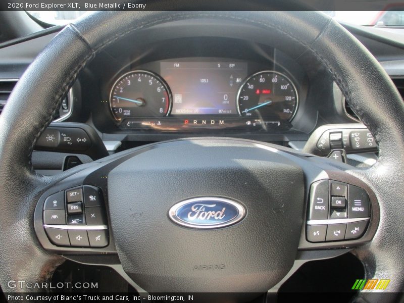 Blue Metallic / Ebony 2020 Ford Explorer XLT