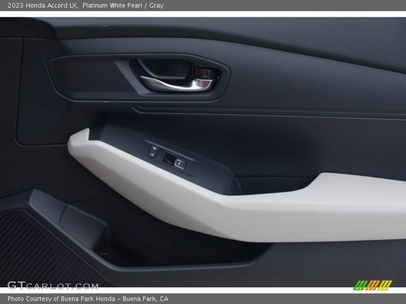 Platinum White Pearl / Gray 2023 Honda Accord LX