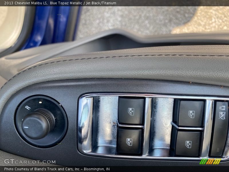 Blue Topaz Metallic / Jet Black/Titanium 2013 Chevrolet Malibu LS