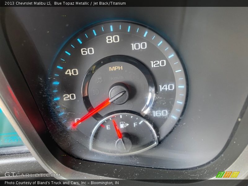 Blue Topaz Metallic / Jet Black/Titanium 2013 Chevrolet Malibu LS