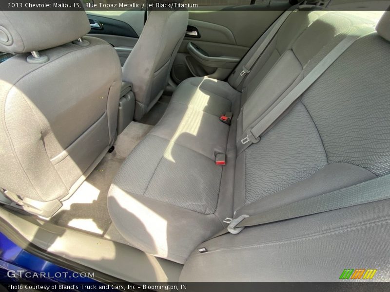 Blue Topaz Metallic / Jet Black/Titanium 2013 Chevrolet Malibu LS