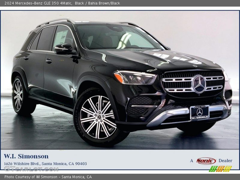 Black / Bahia Brown/Black 2024 Mercedes-Benz GLE 350 4Matic