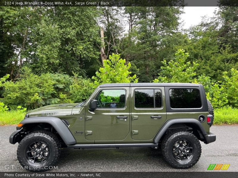  2024 Wrangler 4-Door Willys 4x4 Sarge Green