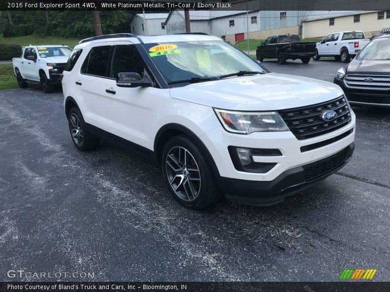  2016 Explorer Sport 4WD White Platinum Metallic Tri-Coat