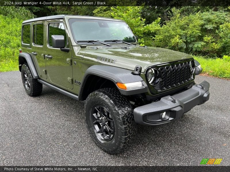 Front 3/4 View of 2024 Wrangler 4-Door Willys 4x4
