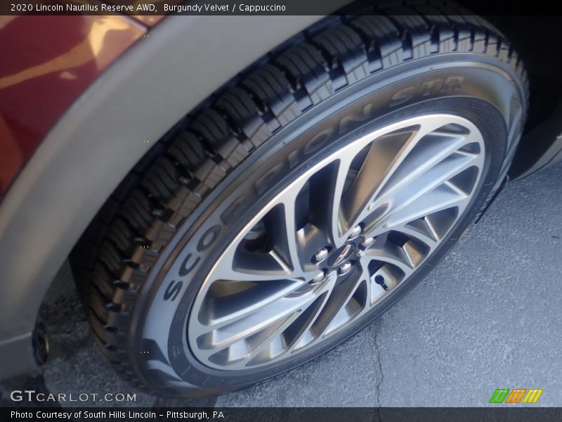 Burgundy Velvet / Cappuccino 2020 Lincoln Nautilus Reserve AWD