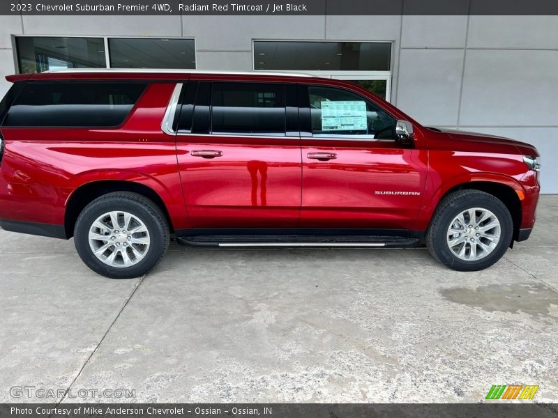 Radiant Red Tintcoat / Jet Black 2023 Chevrolet Suburban Premier 4WD