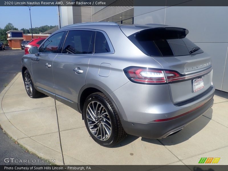 Silver Radiance / Coffee 2020 Lincoln Nautilus Reserve AWD