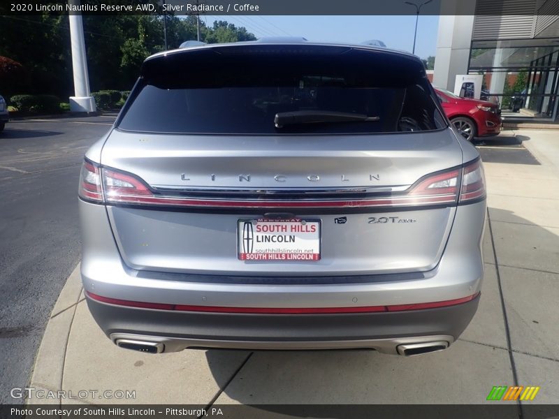 Silver Radiance / Coffee 2020 Lincoln Nautilus Reserve AWD