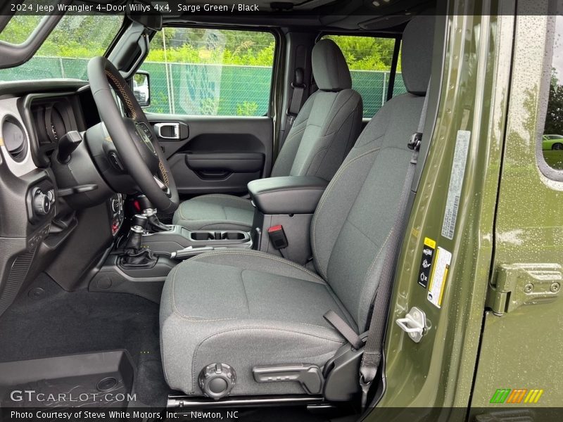 Front Seat of 2024 Wrangler 4-Door Willys 4x4