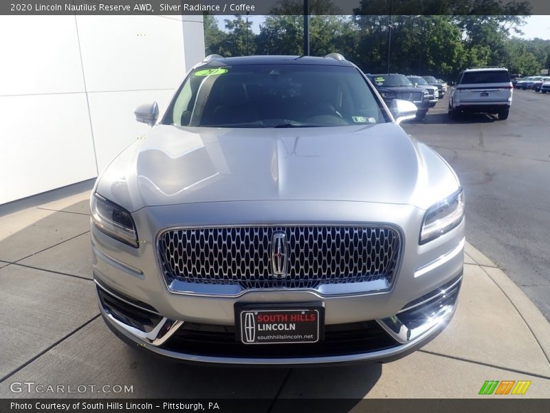 Silver Radiance / Coffee 2020 Lincoln Nautilus Reserve AWD