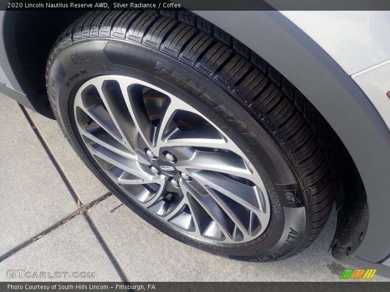 Silver Radiance / Coffee 2020 Lincoln Nautilus Reserve AWD