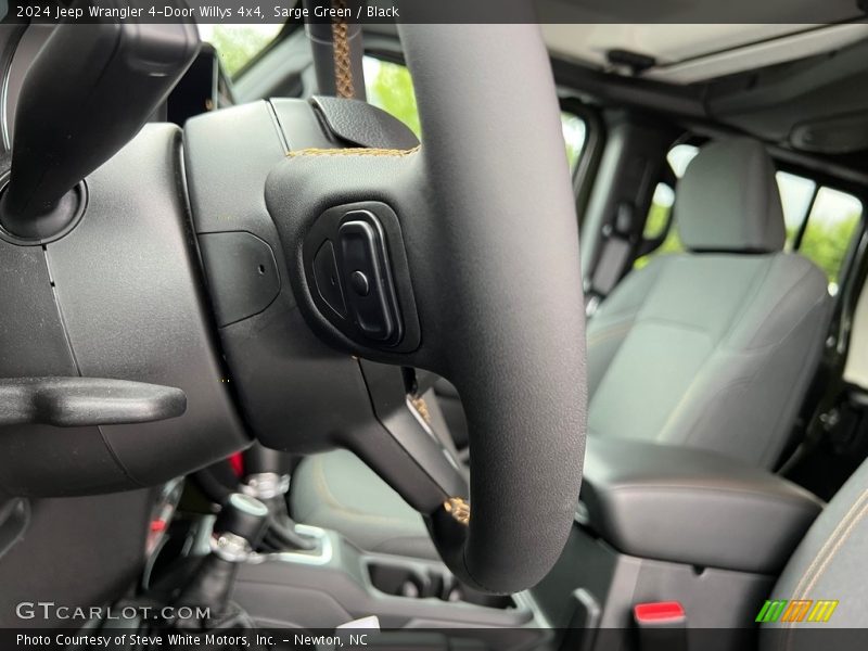 Sarge Green / Black 2024 Jeep Wrangler 4-Door Willys 4x4