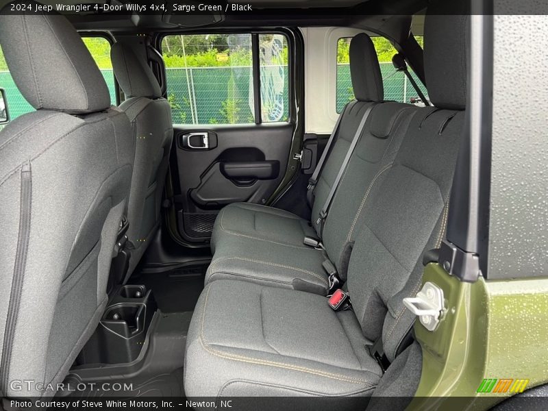 Rear Seat of 2024 Wrangler 4-Door Willys 4x4