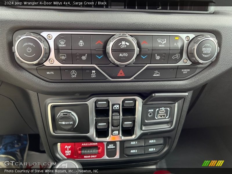 Controls of 2024 Wrangler 4-Door Willys 4x4