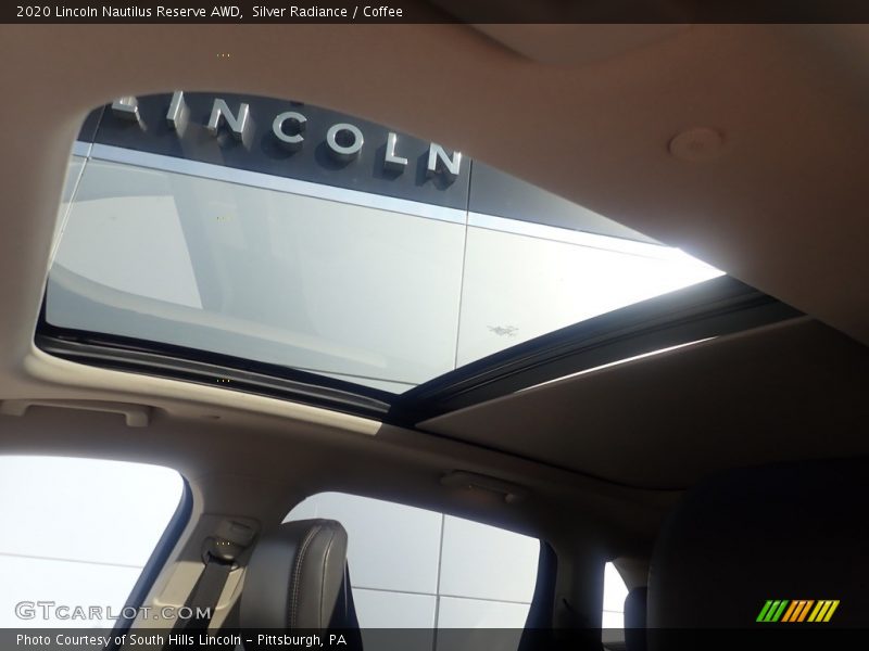 Silver Radiance / Coffee 2020 Lincoln Nautilus Reserve AWD