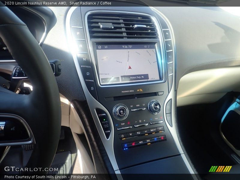 Silver Radiance / Coffee 2020 Lincoln Nautilus Reserve AWD