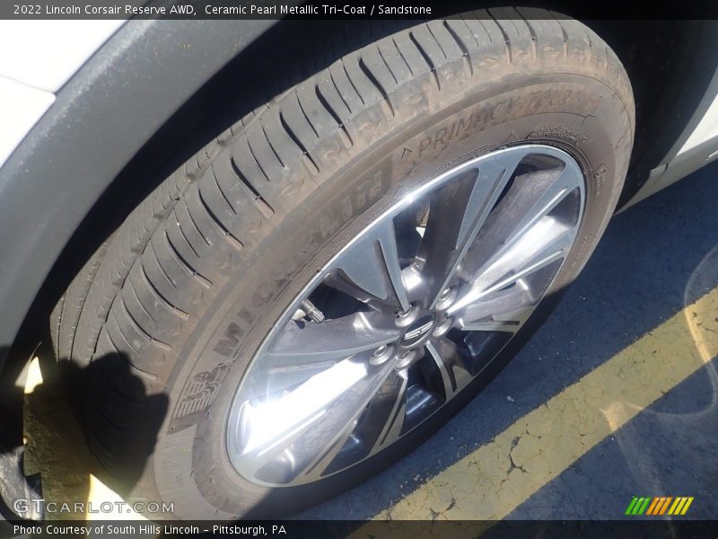 Ceramic Pearl Metallic Tri-Coat / Sandstone 2022 Lincoln Corsair Reserve AWD