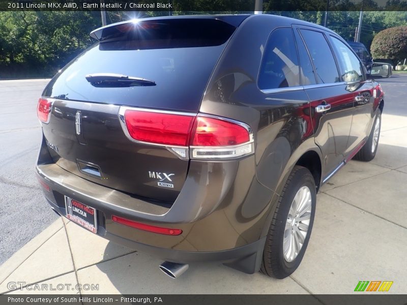 Earth Metallic / Charcoal Black 2011 Lincoln MKX AWD