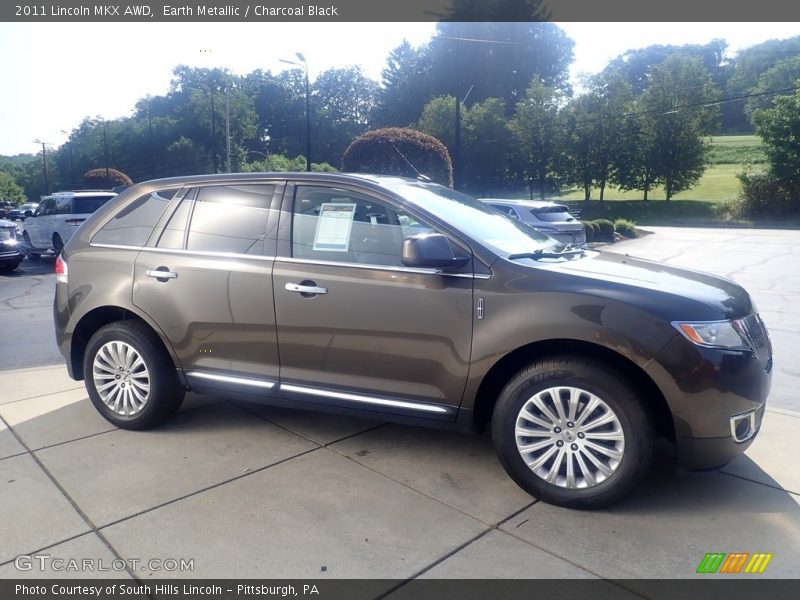 Earth Metallic / Charcoal Black 2011 Lincoln MKX AWD