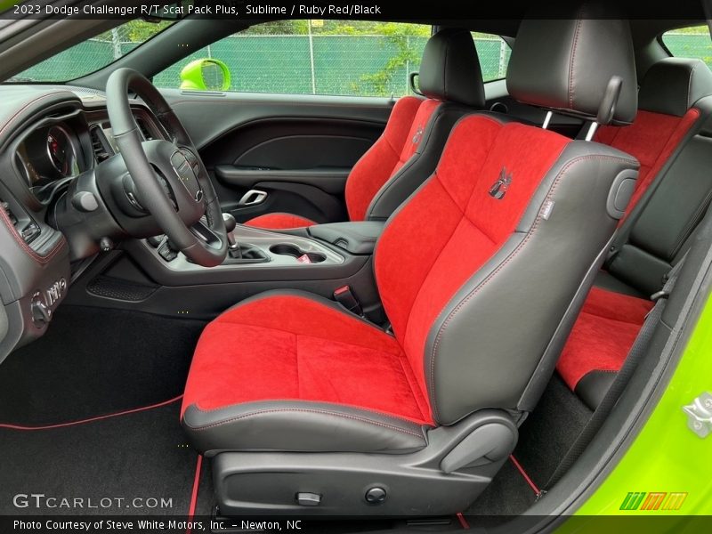 Front Seat of 2023 Challenger R/T Scat Pack Plus