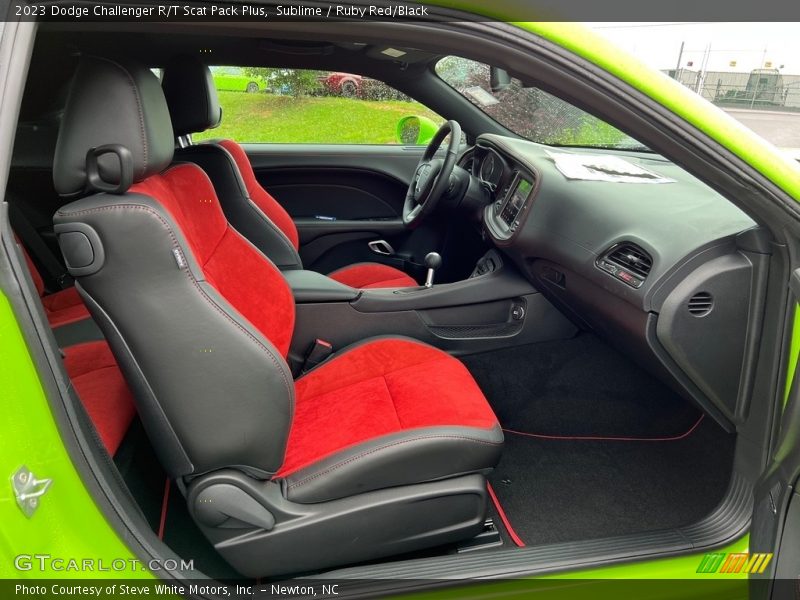 Front Seat of 2023 Challenger R/T Scat Pack Plus