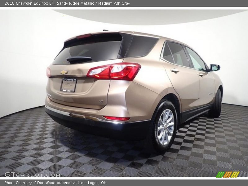 Sandy Ridge Metallic / Medium Ash Gray 2018 Chevrolet Equinox LT